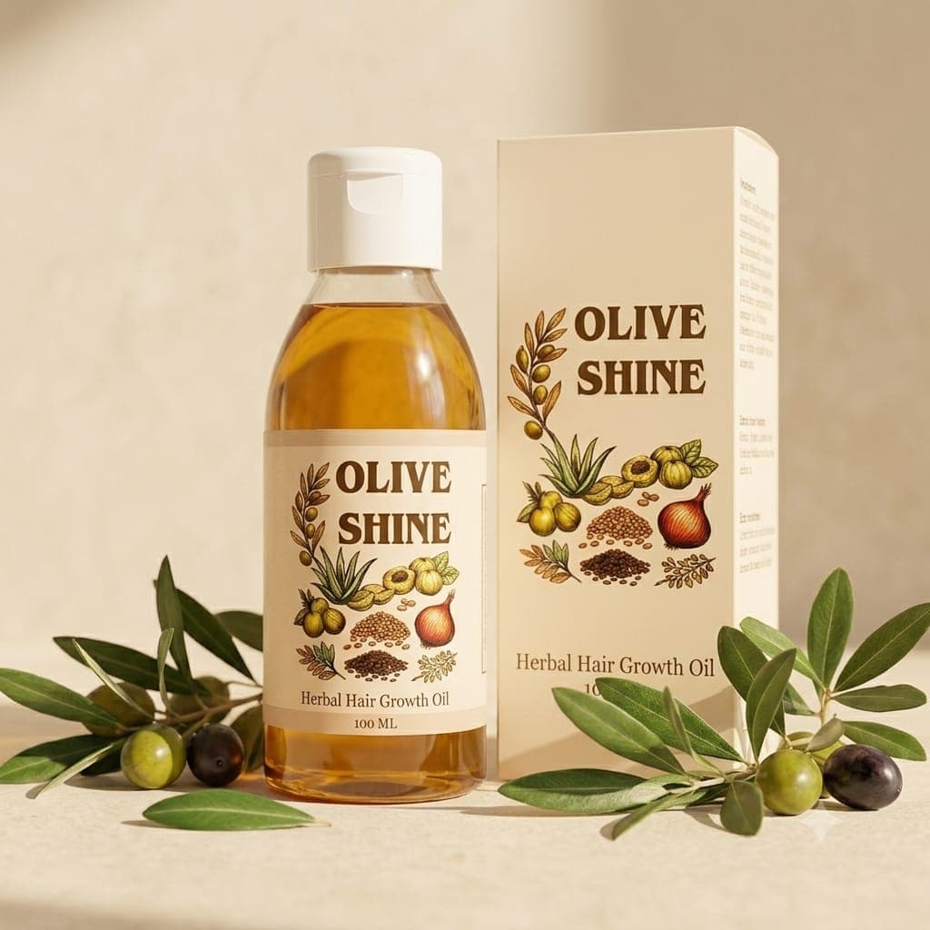 Olive Shine — Herbal Hair Growth Oil
