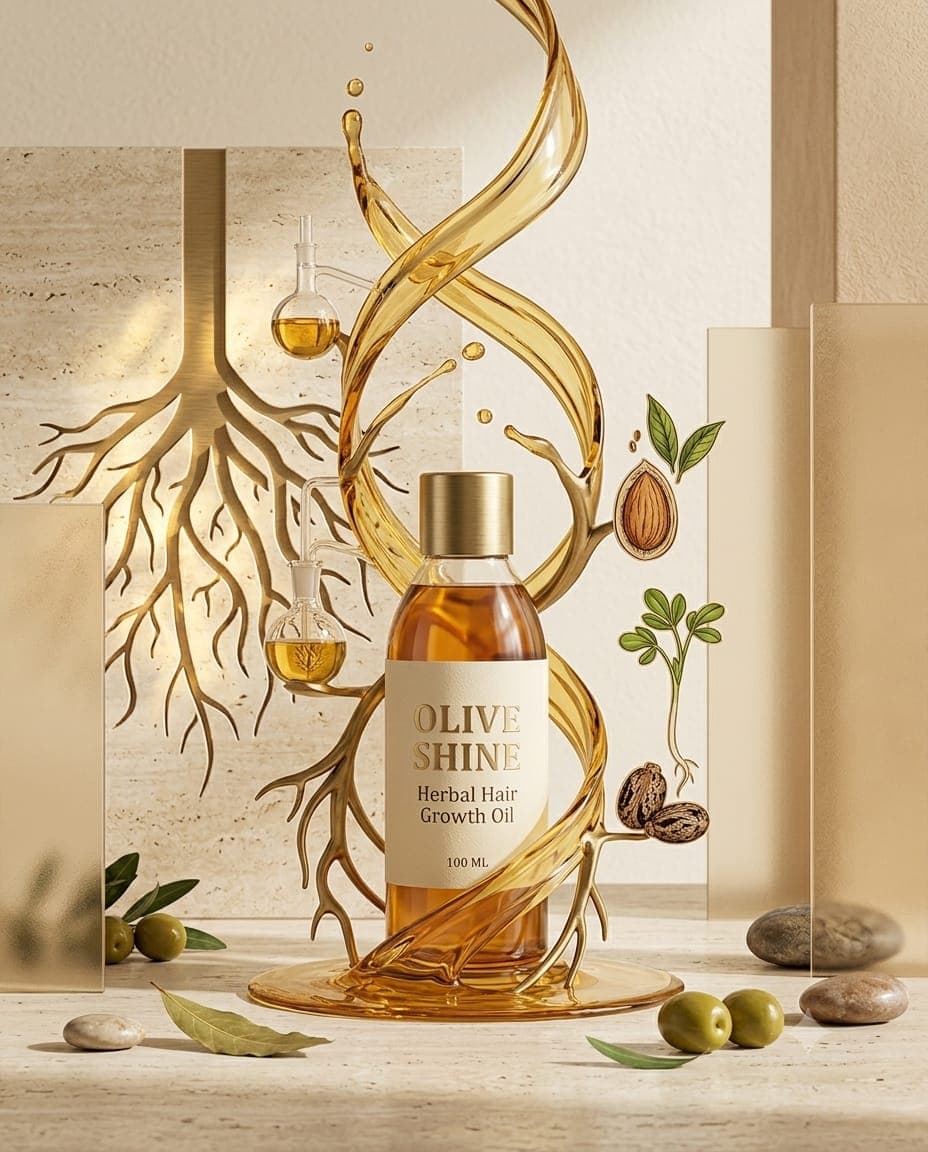 Orchid Bloom Olive Shine bottle and packaging